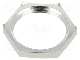 Nut; with earthing; PG16; brass; 23mm; -60÷200°C; Thread: PG