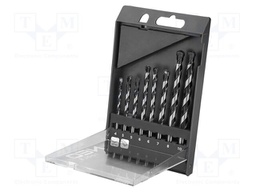 Drill bit; for concrete; cylindrical; 8pcs.