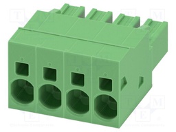 PCB connector, nominal cross section: 6 mm?, color: green, n