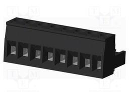 Connector: pluggable terminal block; plug; female; straight; 300V
