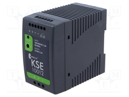 Power supply: switched-mode; for DIN rail; 90W; 12VDC; 7.5A; IP20