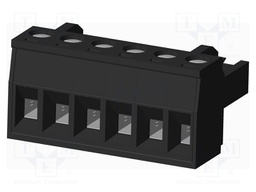 Connector: pluggable terminal block; plug; female; straight; 300V