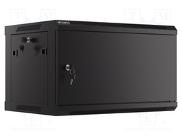 Enclosure: rack cabinet; Standard: 19"; 6U; black; Z: 450mm; X: 600mm