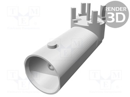 Socket; BNC; female; angled; 75Ω; THT; on PCBs