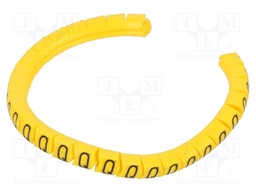 Markers for cables and wires; Label symbol: Q; 1.3÷3mm; PVC; PA