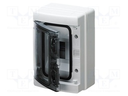 Enclosure: for modular components; IP65; wall mount; grey; 40 CD