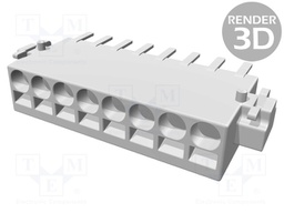 Connector: wire-board; female; PIN: 8; 2.54mm; Series: har-flexicon