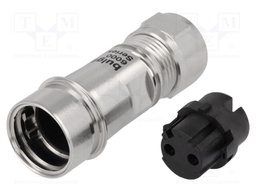 Connector: circular; plug; female; PIN: 2; Buccaneer 6000; 16A; 277V