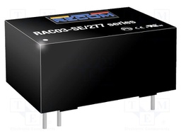 Converter: AC/DC; 3W; Uout: 3.3VDC; Iout: 900mA; 71%; Mounting: PCB