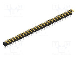 Connector: pin strips; pin header; male; PIN: 26; 2.54mm; THT; 1x26