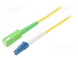 Fiber patch cord; OS2; LC/UPC,SC/APC; 25m; Optical fiber: 9/125um