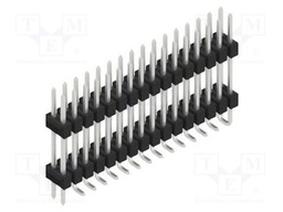 Connector: pin strips; pin header; male; PIN: 32; 2.54mm; SMT; 2x16
