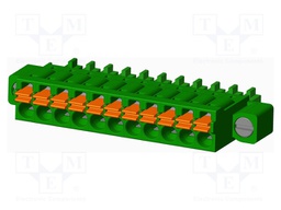 Connector: pluggable terminal block; plug; female; straight; 5.5A
