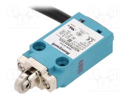 Limit switch; transversal plastic roller Ø12,7 mm; 5A; lead 5m