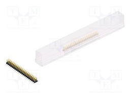 Connector: pin strips; pin header; male; PIN: 42; 2mm; SMT; 2x21