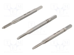 For threading; Pcs: 3; for blind holes,to the through holes