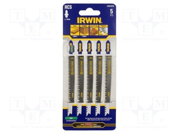 Hacksaw blade; wood,jigsaw; 115mm; 5pcs; Kind of holder: T