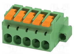 PCB connector, nominal cross section: 2.5 mm?, color: green,