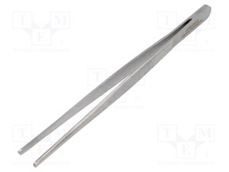 Tweezers; 150mm; Blades: straight; Blade tip shape: flat