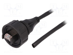 Patch cord; 3m; Buccaneer Ethernet; PIN: 8; gold-plated; 1.5A; IP68