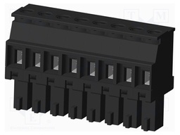 Connector: pluggable terminal block; plug; female; angled 90°