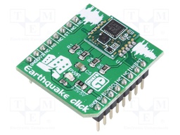 Click board; vibration sensor; I2C; D7S; mikroBUS connector