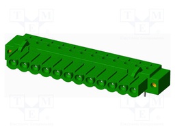 Connector: pluggable terminal block; socket; female; angled 90°