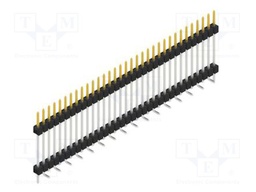 Connector: pin strips; pin header; male; PIN: 33; 2.54mm; SMT; 1x33