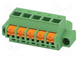 PCB connector, nominal cross section: 2.5 mm2, color: green,