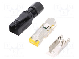 Plug; RJ45; PIN: 8; Cat: 6; shielded; Layout: 8p8c; Øcable: 4.5÷9mm