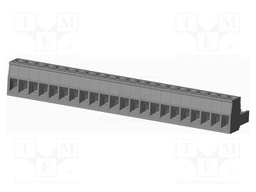 Connector: pluggable terminal block; plug; female; straight; grey