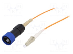 Connector: fiber optic; patchcord; PIN: 1; bayonet; Buccaneer 4000