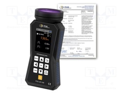 Meter: tachometer, LED stroboscope; Display: LCD 2,8"; IP52; 4.5h