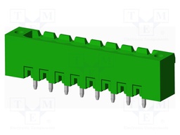 Connector: pluggable terminal block; socket; male; straight; THT