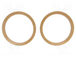 Spacer ring; MDF; 200mm; impregnated,varnished; 2pcs.