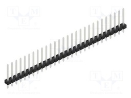 Connector: pin strips; pin header; male; PIN: 28; 2.54mm; THT; 1x28