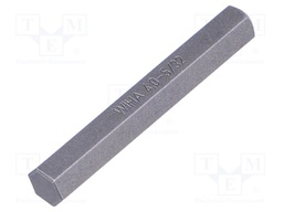 Screwdriver bit; Allen hex key; HEX 4mm; Overall len: 28mm