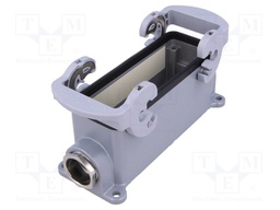 Enclosure: for HDC connectors; size 24; Pitch: 104x27mm; M25