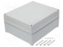 Enclosure: multipurpose; X: 289mm; Y: 344mm; Z: 157mm; TEMPO; ABS