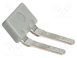 Insertion bridge for plugs featuring a screw connection with