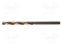 Drill bit; for metal; Ø: 4mm; L: 75mm; high speed steel; Pro-Tec