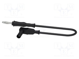Test lead; 70VDC; 33VAC; 12A; Len: 1m; black; Insulation: silicone