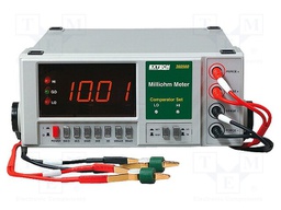 Milli-ohm meter; LED 3,5 digit (1999); Test volt: 5V; Plug: EU