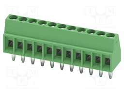 PCB terminal block, nominal current: 6 A, rated voltage (III