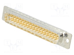 D-Sub; PIN: 37; plug; male; for cable; soldering