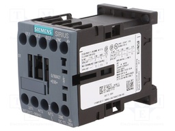 Contactor: 3-pole; NO x3; Auxiliary contacts: NC; 24VDC; 12A; 3RT20