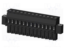 Connector: pluggable terminal block; plug; female; angled 90°