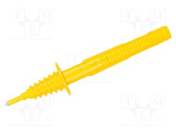 Test probe; 20A; 1kV; yellow; Conform to: CAT III 1000V