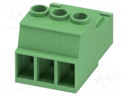 PCB connector, nominal cross section: 6 mm?, color: green, n