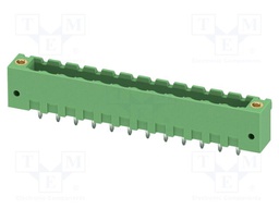 PCB headers, nominal cross section: 2.5 mm?, color: green, n